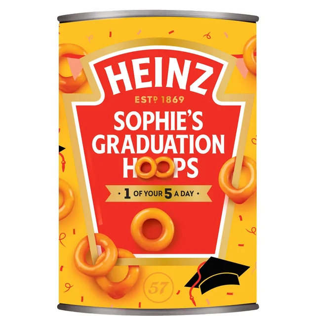 Heinz Personalised Graduation Spaghetti Hoops 400g