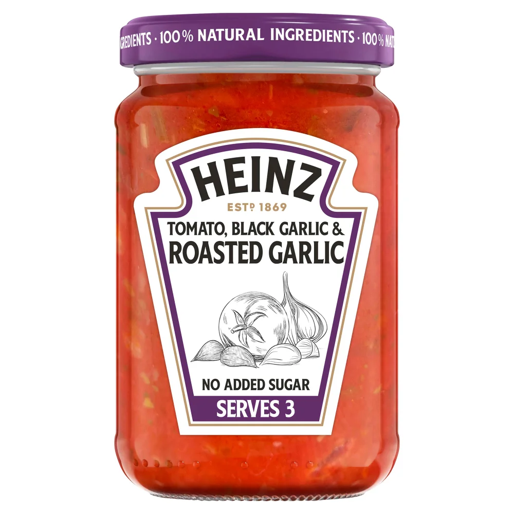 Heinz Tomato, Black Garlic & Roasted Garlic Pasta Sauce 350g Image 1