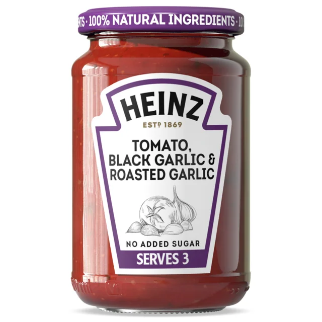 Heinz Tomato, Black Garlic & Roasted Garlic Pasta Sauce 350g