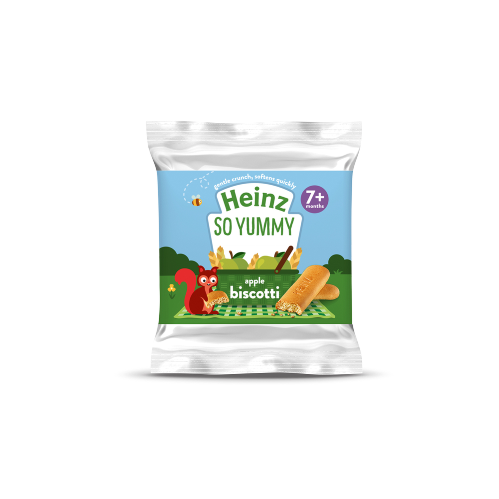 Heinz Apple Biscotti Baby Snack 7+ Months 60g Image 1