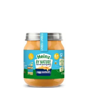 Heinz Egg Custard Baby Food Jar 6+ Months 120g