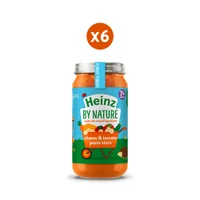 Heinz Cheese and Tomato Pasta Stars Baby Food Jar 7+ months Pack of 6 x 200g