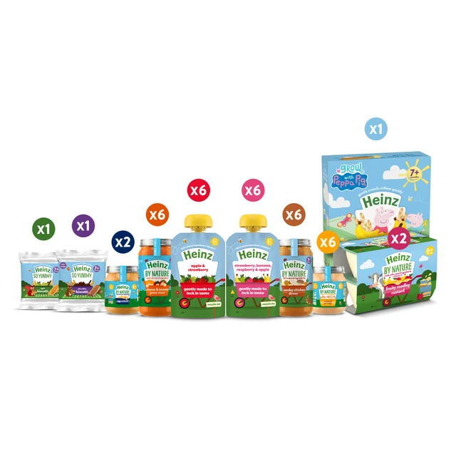Heinz Large Baby Bundle 7+ Months