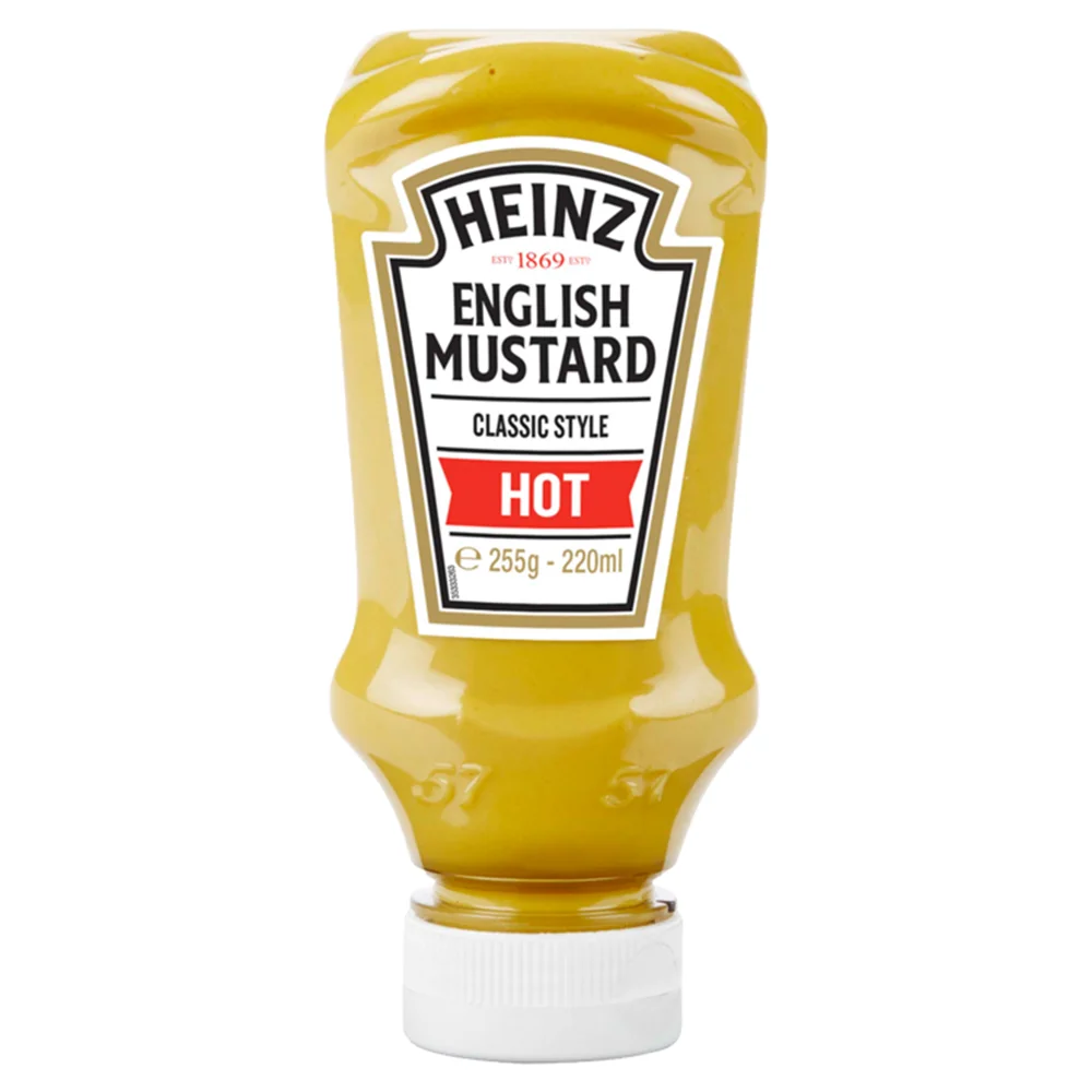 Heinz English Mustard Hot 220ml Image 1