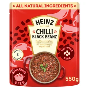 Heinz Chilli Black Beans Mexican-Style 550g