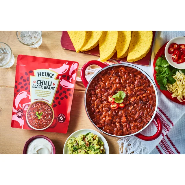 Heinz Chilli Black Beans Mexican-Style 550g