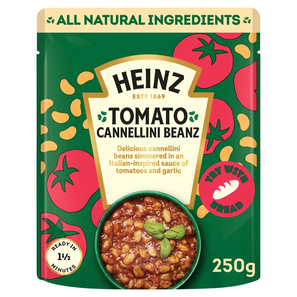Heinz Tomato Cannellini Beans Italian-Style 250g Image 1