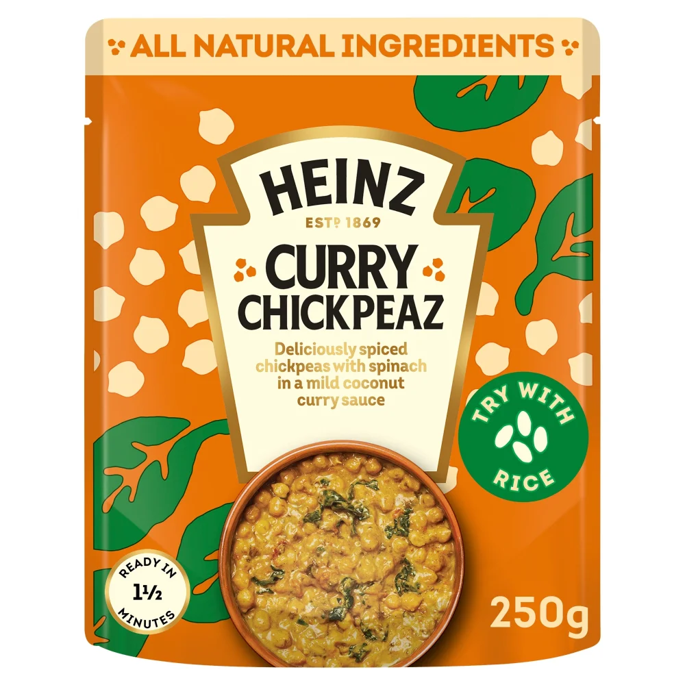 Heinz Curry Chickpeas with Coconut and Spinach 250g Image 1