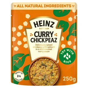 Heinz Curry Chickpeas with Coconut and Spinach 250g