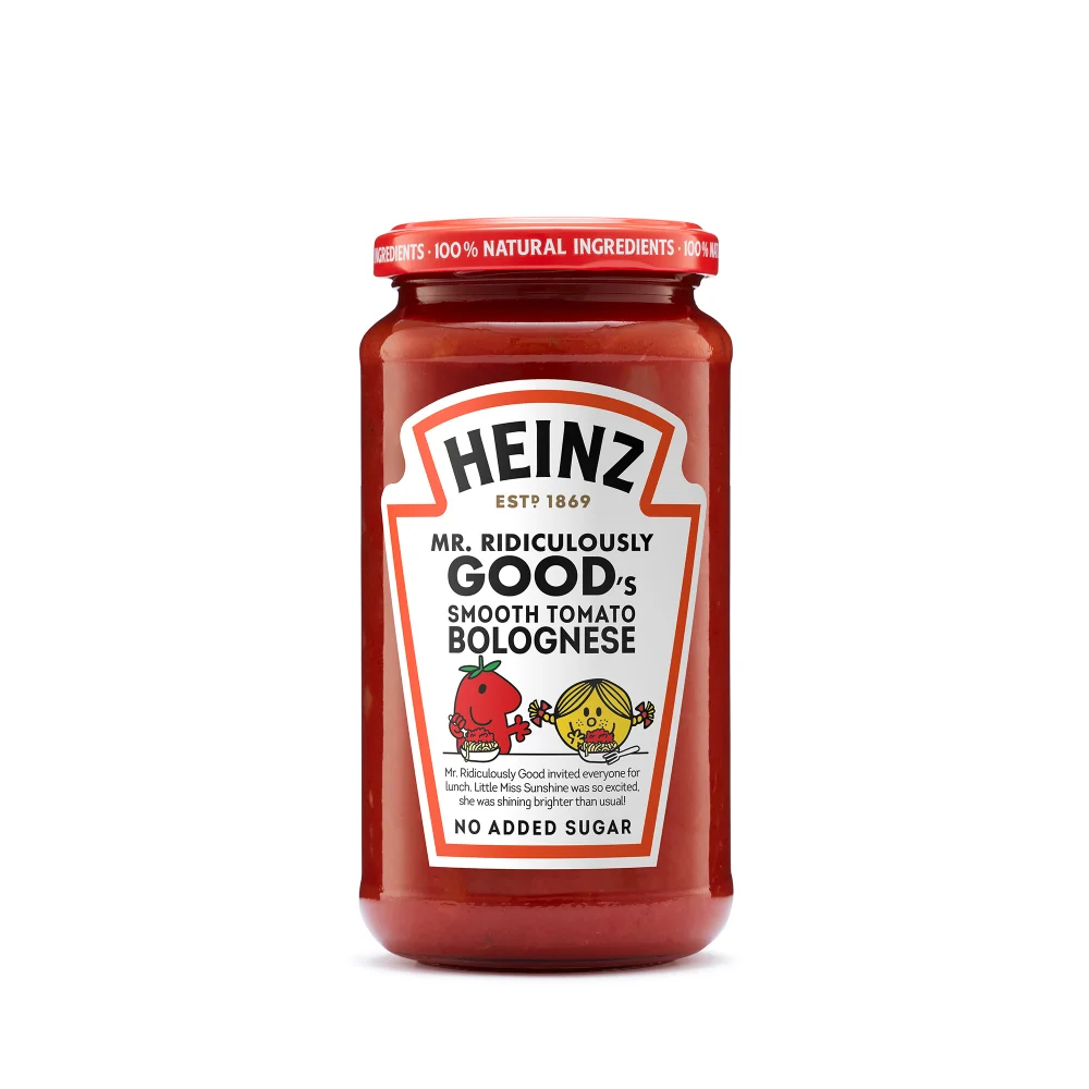 Heinz Mr. Ridiculously Good's Smooth Tomato Bolognese 490g Image 1