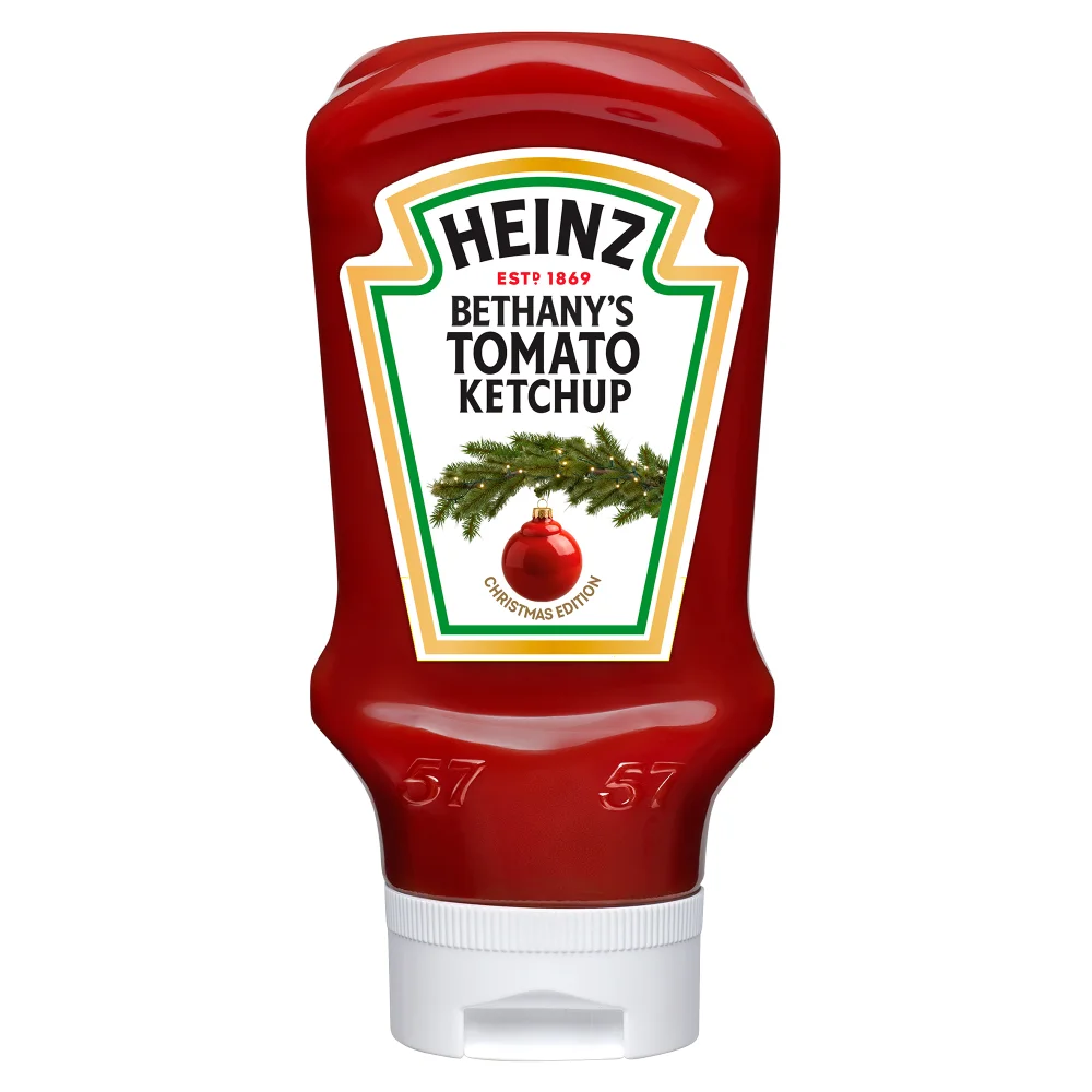 Heinz Personalised Christmas 2025 Tomato Ketchup (Plastic) 460g Image 1