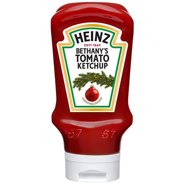 Heinz Personalised Christmas Tomato Ketchup (Plastic) 460g