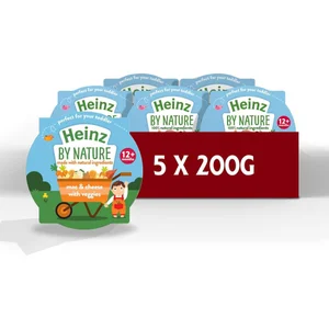 Heinz Baby Food Macaroni & Cheese with Veggies Tray 5x200g