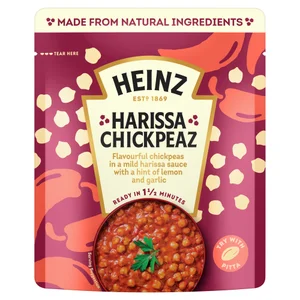 Heinz Harissa Chickpeas with Peppers and Tomatoes Pouch 250g