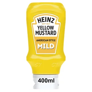 Heinz American Style Mild Yellow Mustard 400ml