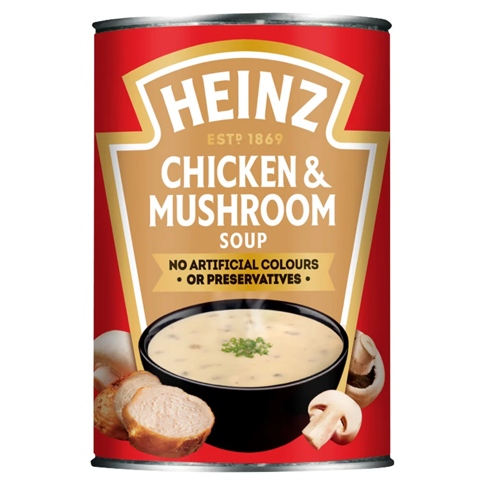 Heinz Chicken & Mushroom Tinned Soup 400g Image 1