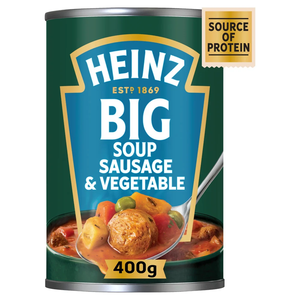 Heinz Big Soup Chunky Sausage & Vegetable 400g Image 1
