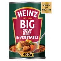 Heinz Beef & Vegetable Chunky Big Soup 400g - undefined undefined