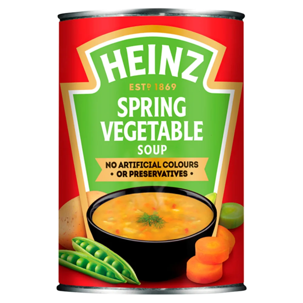 Heinz Spring Vegetable Tinned Soup 400g Image 1