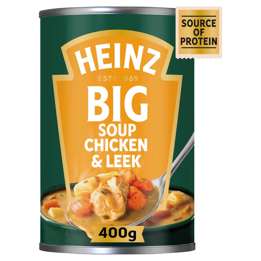 Heinz Chicken & Leek Chunky Big Soup 400g Image 1