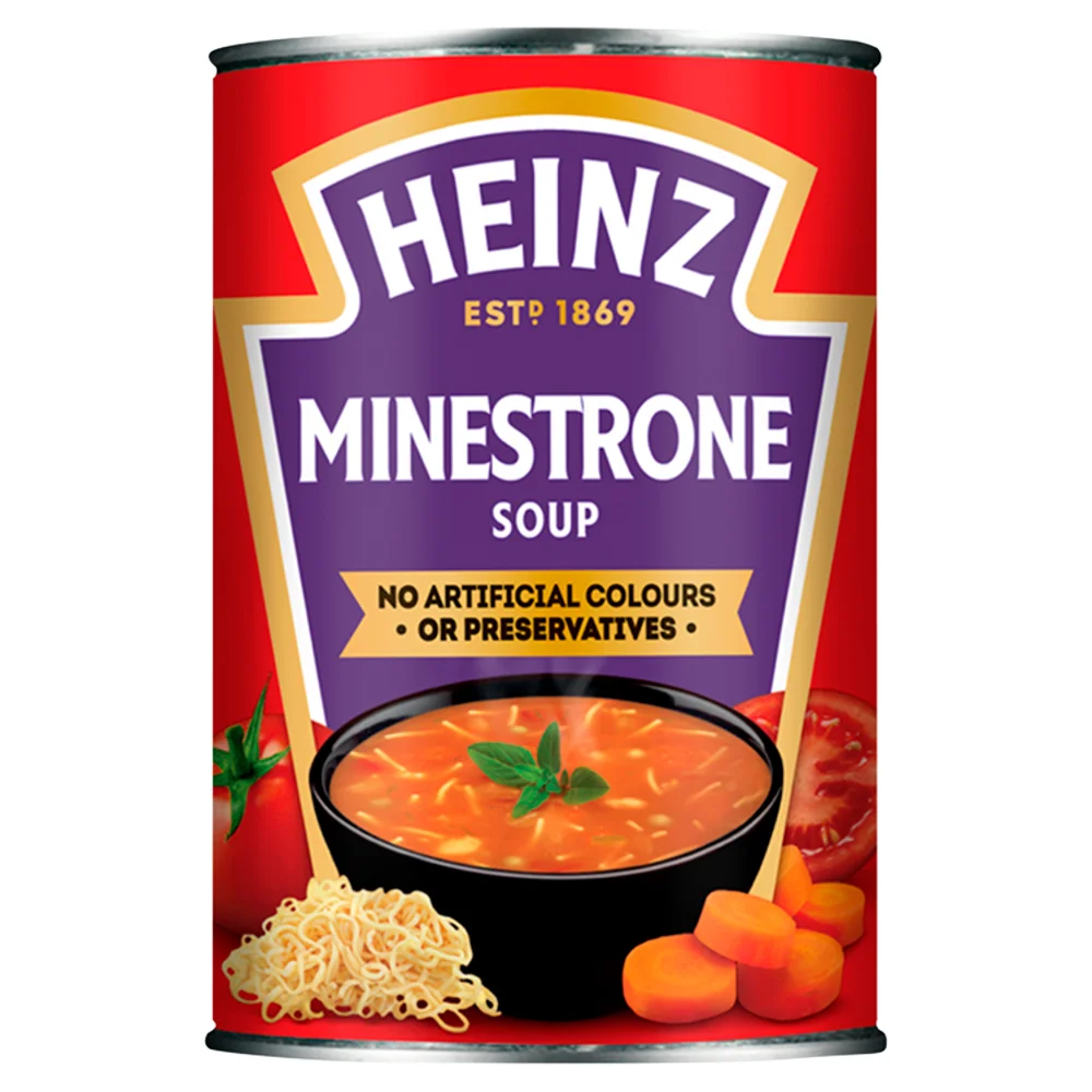 Heinz Minestrone Tinned Soup 400g Image 1