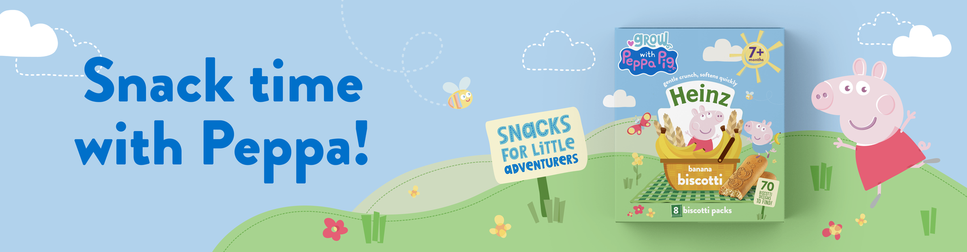 snakc time with peppa!