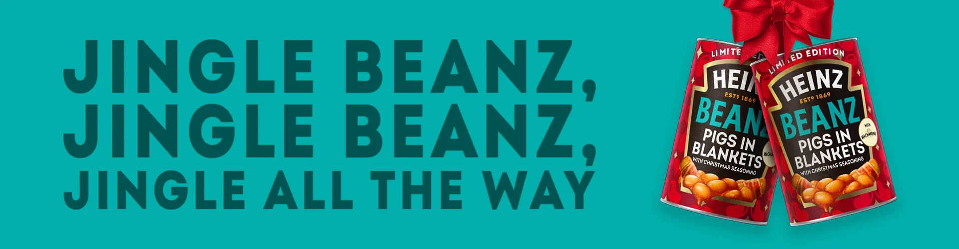 christmas beans that is made up of pigs in blanket