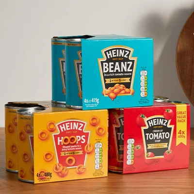heinz bundles: beanz, hoops, tomato soups